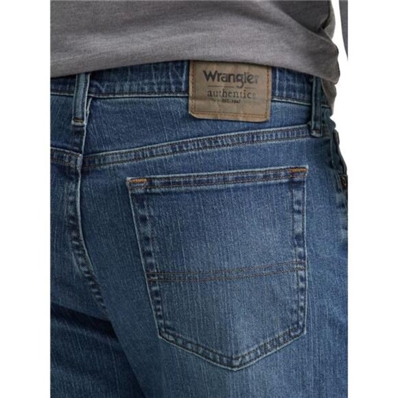 NEW Wrangler Authentics Men's Regular Fit Comfort Flex Waist Jean - Picture 5 of 7